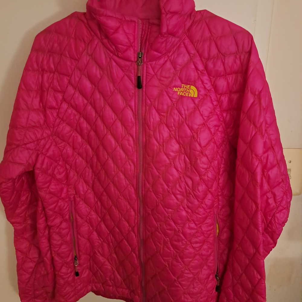 The North Face Pink Quilted Jacket